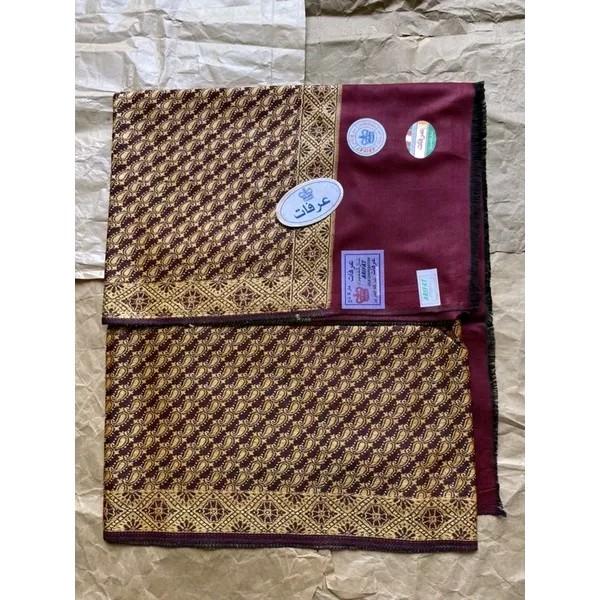 Sorban Kasmiri Sulam Gold Ukuran Jumbo Polka Dot palid premium 4