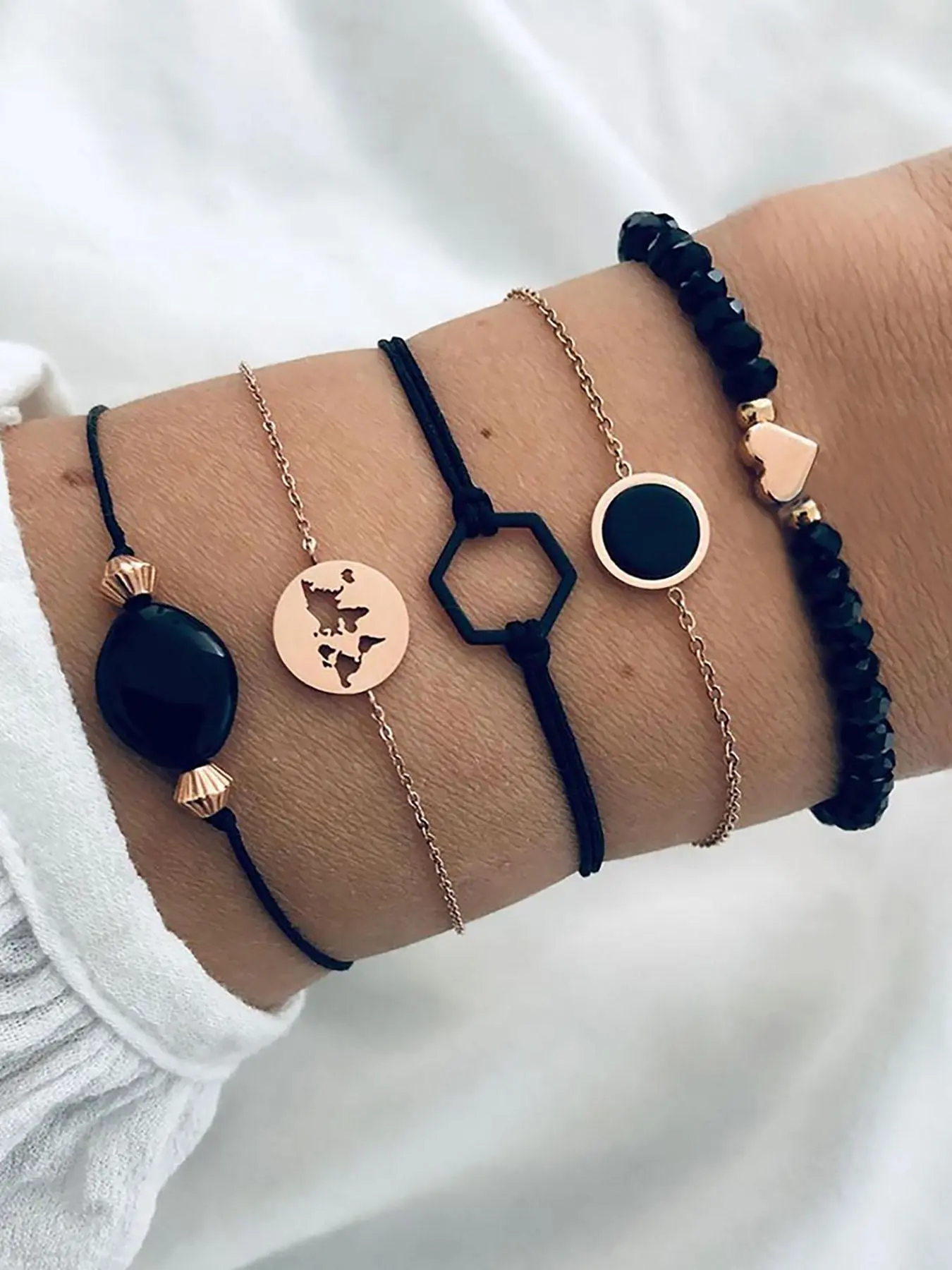 Fashionable Handmade Bracelets, Casual Trendy Accessories for Women & Men, Trendy All-match & Exquisite Jewelry for Birthday Gift