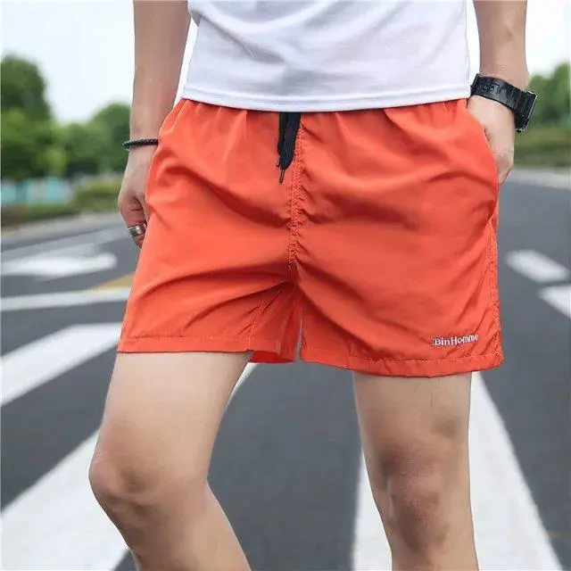 Quần Soóc Thể Thao Thường Ngày Mùa Hè, Chất Liệu Lụa Lạnh Dành Cho Nam, Phong Cách Hợp Xu hướng Và Rộng Rãi, Quần Lớn, Mỏng Và Nhanh Khô, Thích Hợp Mặc Đi Biển, 3 Điểm Menswear 3