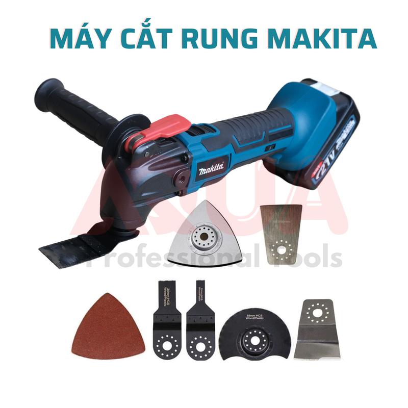 Máy Cắt Rung MAKITA Pin Phổ Thông 18-21V, Có Chỉnh 6 Cấp Độ,TẶNG KÈM Bộ Lưỡi - Model 18-21V