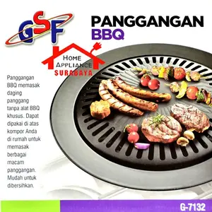Alat Panggang BBQ Grill Panggangan Bulat 30 CM Anti Lengket GSF G-7132 G 7132