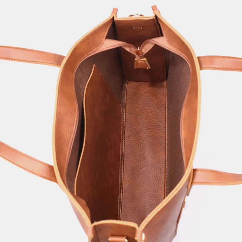 Túi Xách Da Nữ Công Sở VACHINO kiểu dáng dọc TX010 đựng vừa laptop, giấy A4 Bag Tote Chữ Nhật Hình Chữ Nhật 7
