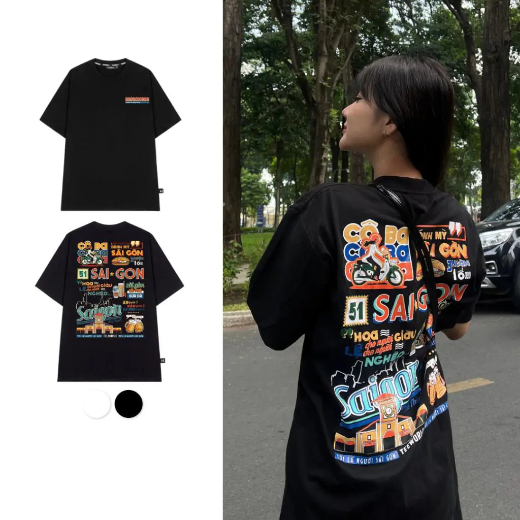Áo Thun Local Brand Teeworld Saigonese - Cô Ba Sài Gòn T-shirt Season 2 Nam Nữ Unisex