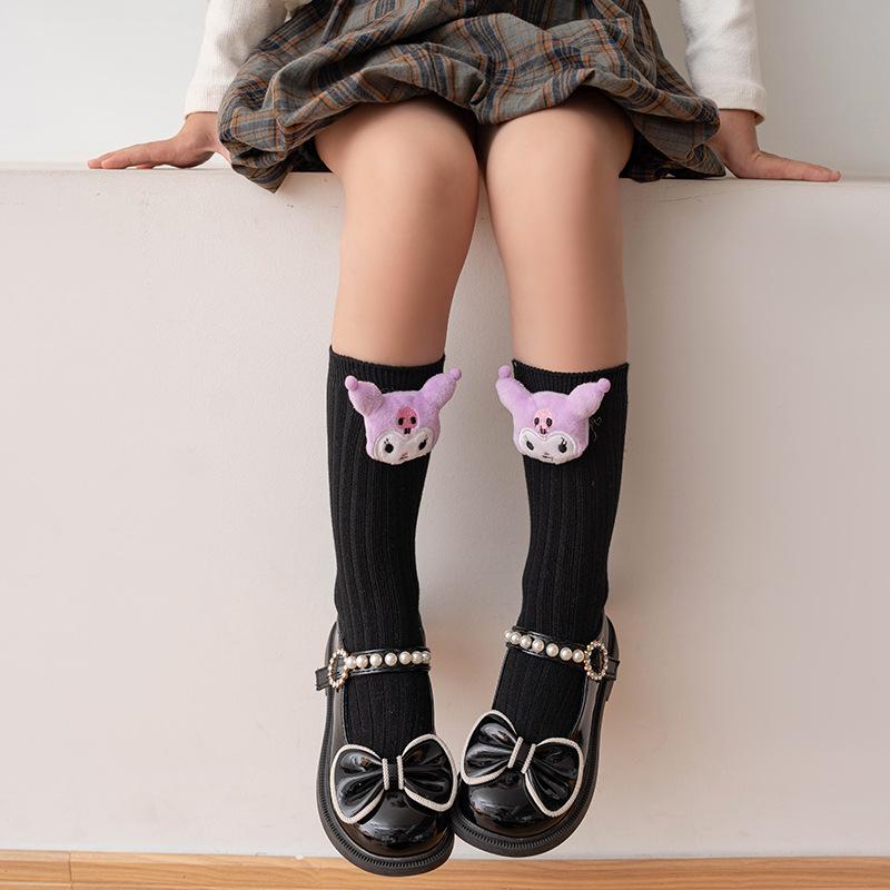 Product Introduction of Tất vớ Cao Cổ Kuromi Cho Bé Gái 3-12 Tuổi Tất Trẻ Em 100% Cotton Xuất Nhật Siêu Mềm Mịn PK221 15