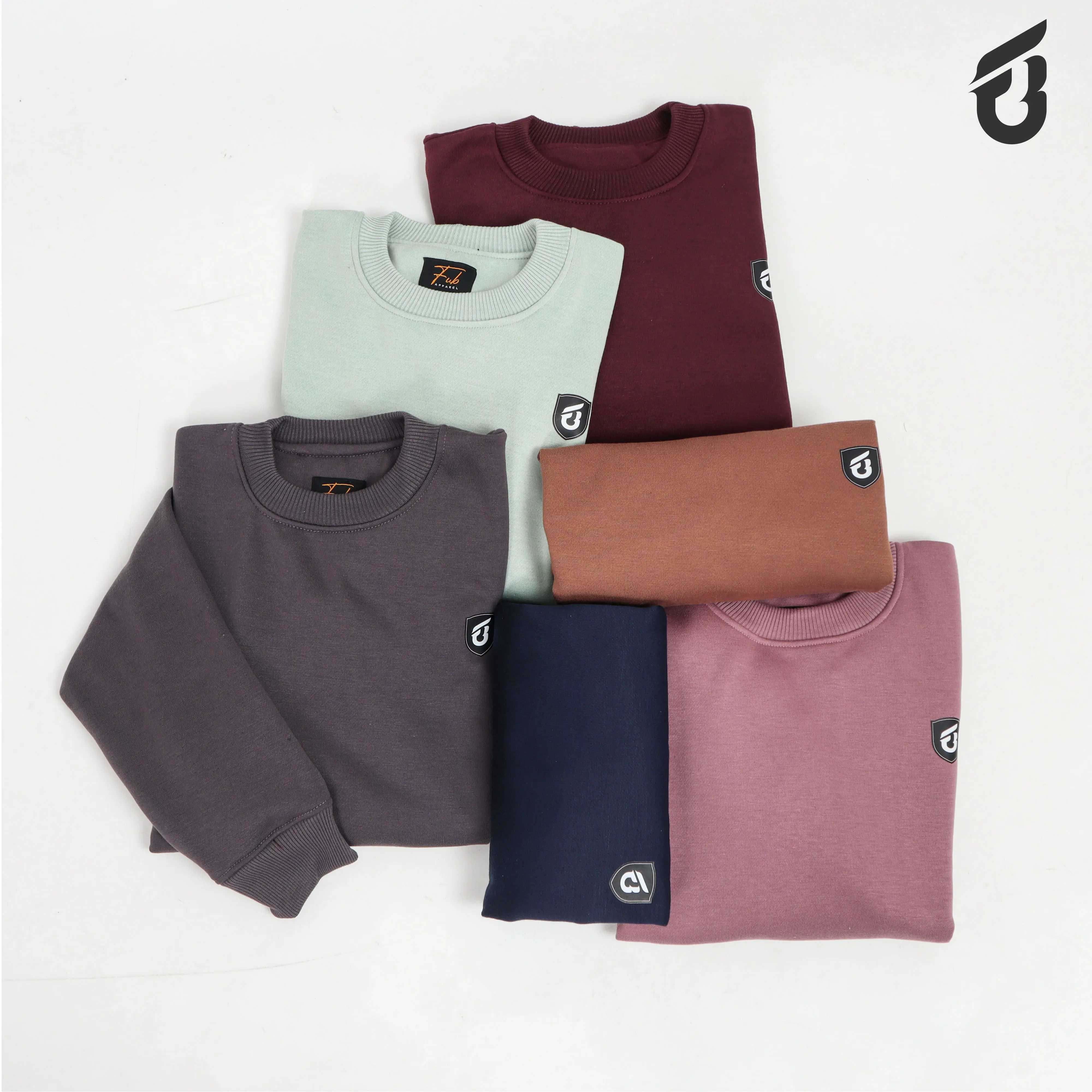 Crewneck Fub.id Varian Warna Terbaru 2023 Distro Fleece Sweater Tebal