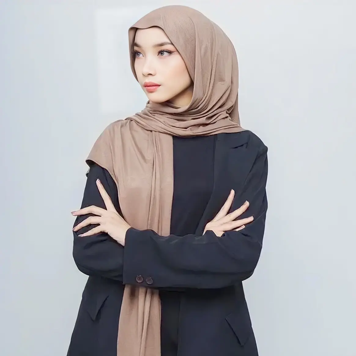 Pashmina Kaos Spandek Rayon Premium / Pashmina Mleyot