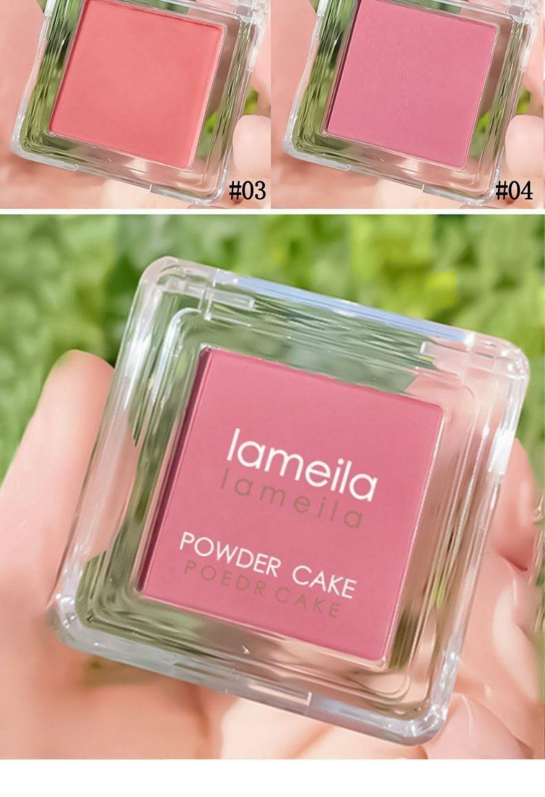 Product Introduction of Lamela monochrome blush genuine matte bomb apricot pink nude makeup natural sunbath students cheap 8