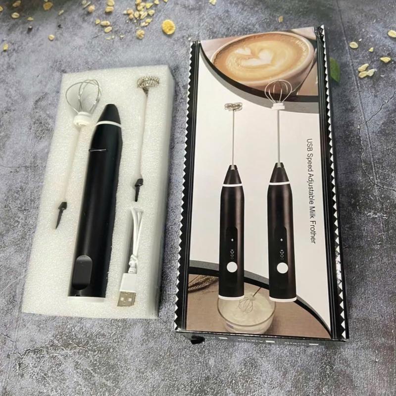    Loại 1   Máy Đánh Trứng - Que Tạo Bọt Cafe Mini Cầm Tay Không Giây 3 cấp độ hỗ trợ sạc pin 