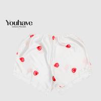Gambar You've (YouHave) Celana Pendek Satin Celana Rumah Wanita Santai Casual Shorts Short Pants Motif Strawberry 300294 - Putih dari YouHave Store Kota Administrasi Jakarta Utara 1 Tokopedia