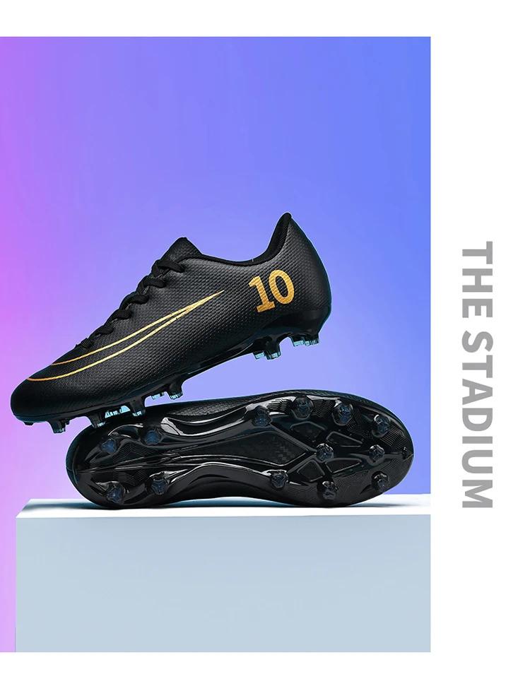 Product Introduction of Professional Men Football Shoes TF/FG Professional Boy Football Field Boots Society Cleats Soccer Shoes Fast Non Slip Sneaker 14