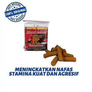 JAMU SETAN MERAH new kemasan BARU jamu ayam petarung- agresif