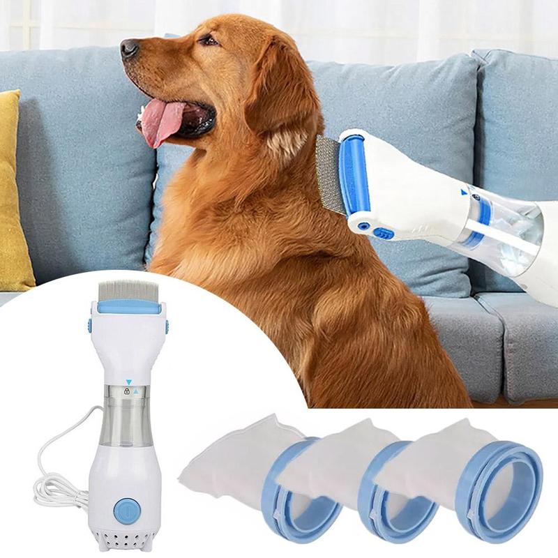 Product Introduction of Lược Chấy Cho Đầu Thú Cưng, Lược Chấy Điện, Dụng Cụ Lấy Rệp Bọ Chét, Phụ Kiện Bắt Bộ Lọc, Làm Sạch Chấy M7A0 14
