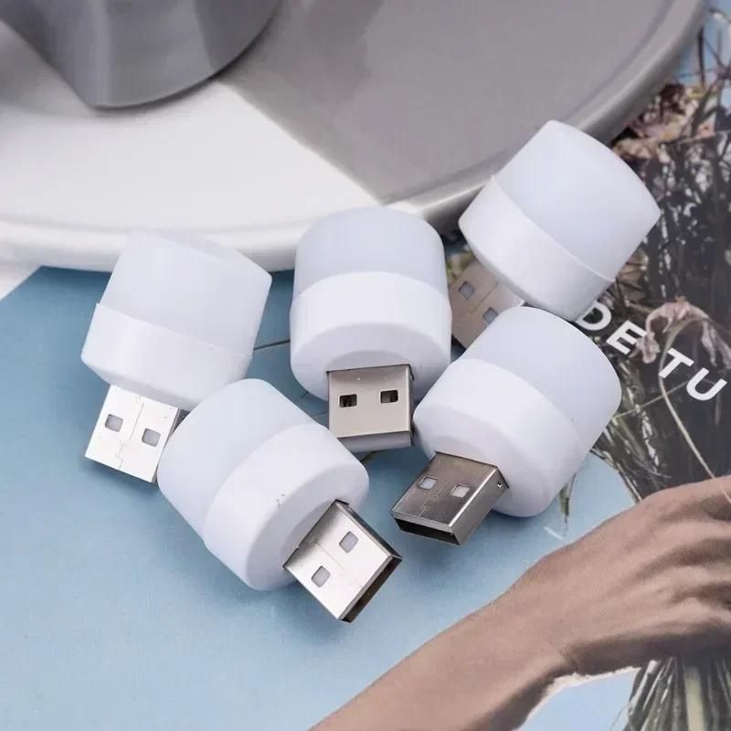 Đèn Ngủ USB, Đèn Cắm LED Mini, 1 / 10PCS, Sạc Dự Phòng, Bảo Vệ Mắt, Đèn Sách, Sạc Điện Di Động, Đèn Phòng Ngủ 2