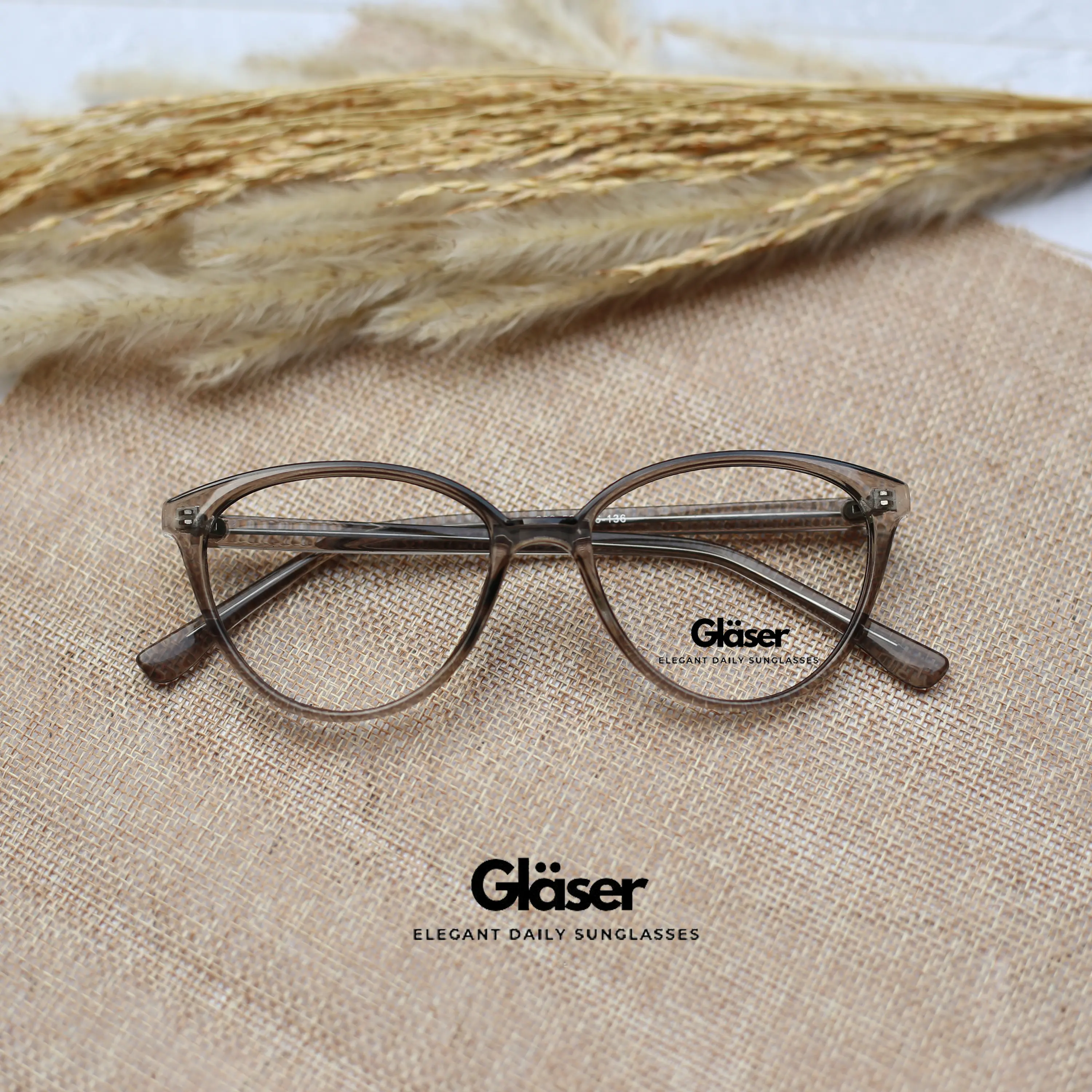 Frame Kacamata Zadda - Bisa Minus Plus Cylinder (Free Box+Lap) Biru Frame Perempuan Laki-laki Eyewear