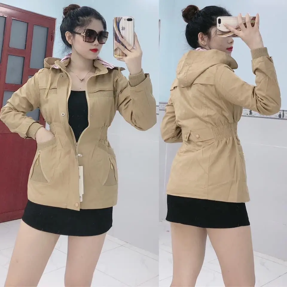 Áo khoác Kaki 2 lớp cao cấp ( Women Top ) Jacket