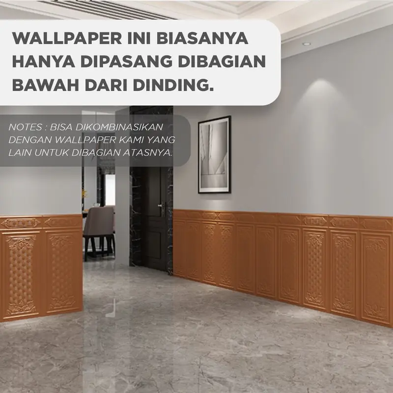 Paket 10 Lembar Wallpaper Dinding Foam 3D Motif Gambar Anak Lucu / Stiker Dinding Walpaper Dekorasi Kamar Anak Lucu 5