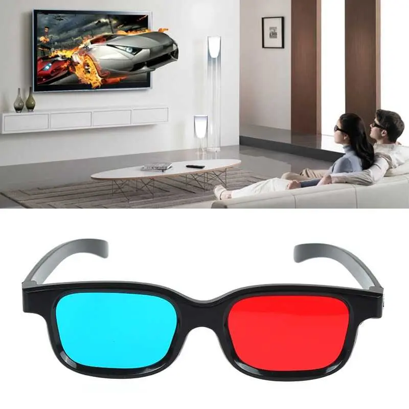 Kacamata 3D Cinema Movie Bioskop Plastic Frame Glasses