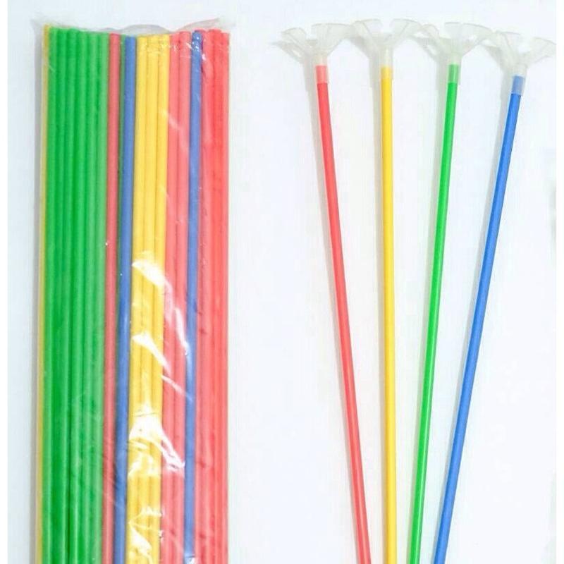 STIK BALON + CUP BALON STIK BALON KARET STIK PLASTIK BALON STICK BALON LATEX TKKH000209-000210 3