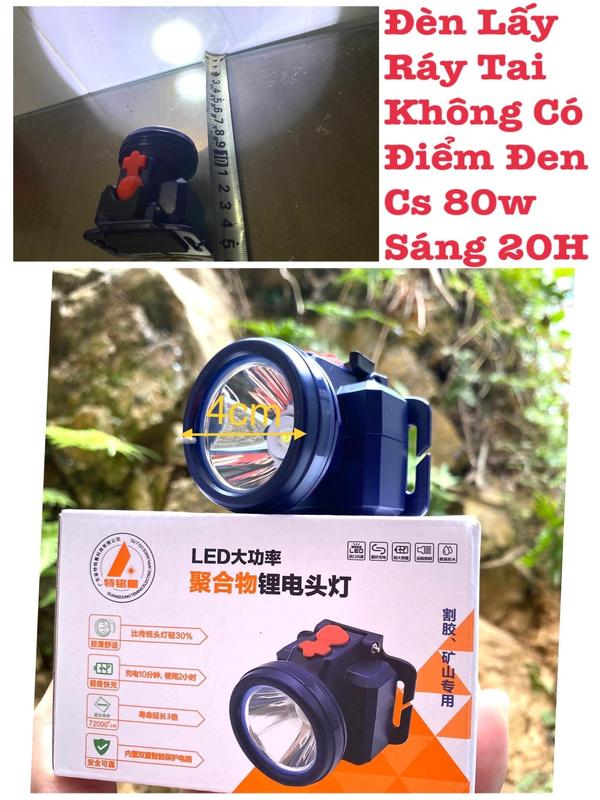Đèn pin lấy ráy tai chuyên nghiệp(Không Có Điểm Đen)-Đèn pin đội đầu-Đèn thợ lặn- Đèn chịunước-Sáng 20H,Nhẹ 100gam,Công suất 80W,Có Pin Sạc và Dây Đeo Đầu