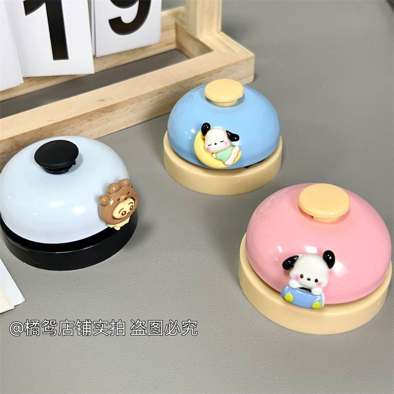 Product Introduction of Cute Cartoon Bell Hand-Pressed Answer Bell Pet Calling Bell Front Desk Serving Bell Table Bell Live Room Deal Bell 4