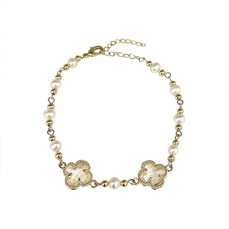 Fancy Pearl Bracelet INS Korean Light Luxury Niche Design Sense Bracelet High-end Personality Hand Rope