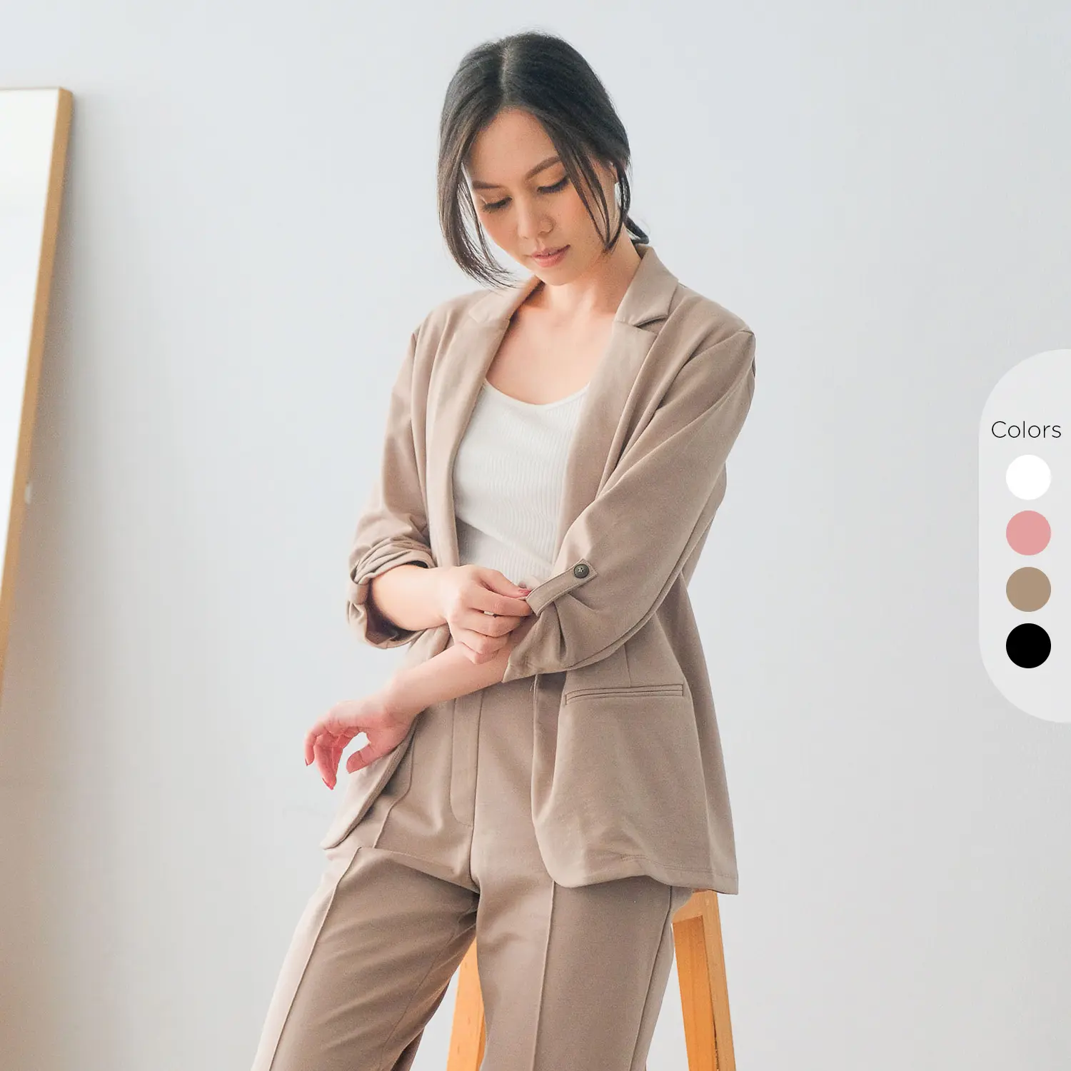 Isla Debora Blazer - Formal Casual Lengan Panjang - Outerwear  - Blazer  Wanita