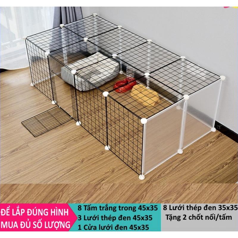 Cửa Lưới Chuồng Quây Chó, Mèo, Chuột, Thỏ (Bán Theo Tấm, Tặng 2 Chốt/Tấm) 5