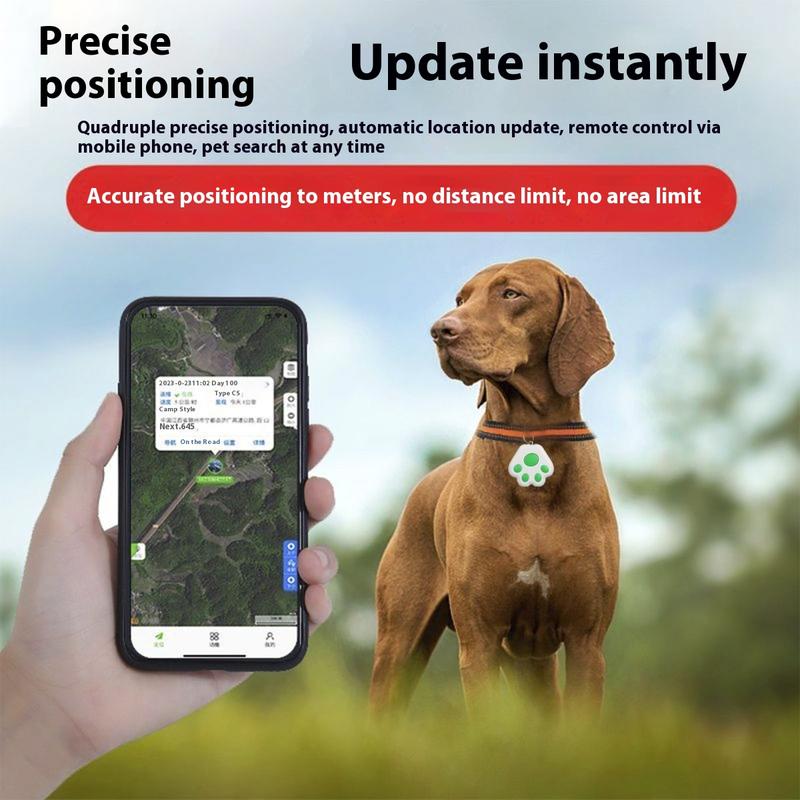 Product Introduction of Dogs and Cats Anti-Lost Locator Pet Global Navigation New Smart Cat Dog Collar Tracking Two-Way Looking for Bluetooth Waterproof Apple Android Universal 0