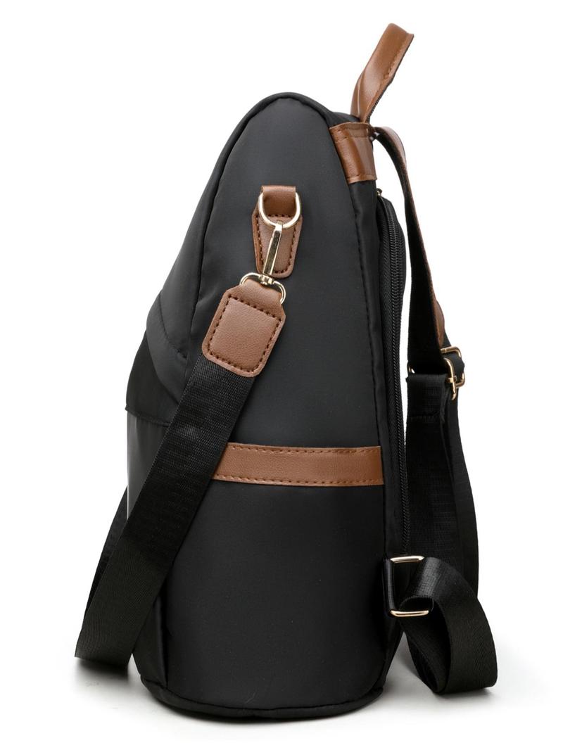 Product Introduction of Simple Casual Durable Backpack, Large Capacity Travel Backpack, School Bag, Portable Laptop Compartment Backpack for Women & Men 4