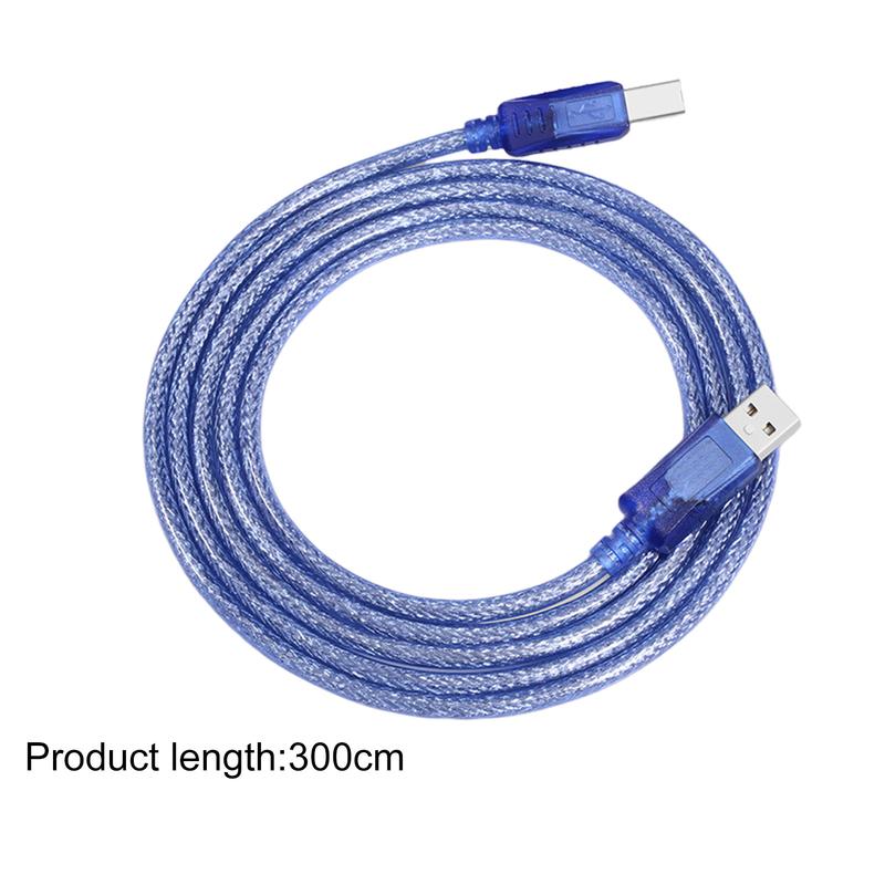 Cáp dữ liệu máy in USB, heihace, Phiên bản USB 2.0, A đến B, Tốc độ cao, Chiều dài 1,8 / 3 / 5M, Dây dữ liệu KVM, Thích hợp cho máy in được kết nối với máy tính 6
