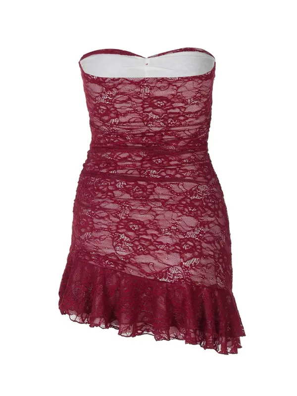 Women's Solid Color Backless Tube Dress, Fashionable Strapless Sleeveless Dress for Party Club Dating Wear, Women Dress for Summer 6