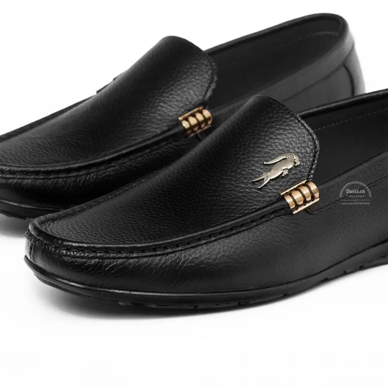 Giày mọi nam thời trang liệu da siêu mềm chống nhănđế cao su khâu siêu bền Nhung Shoes