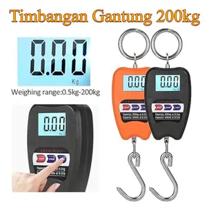 Timbangan Gantung Digital 200Kg Timbangan Gantung Barang 200Kg Timbangan Digital Gantung stainless  steel