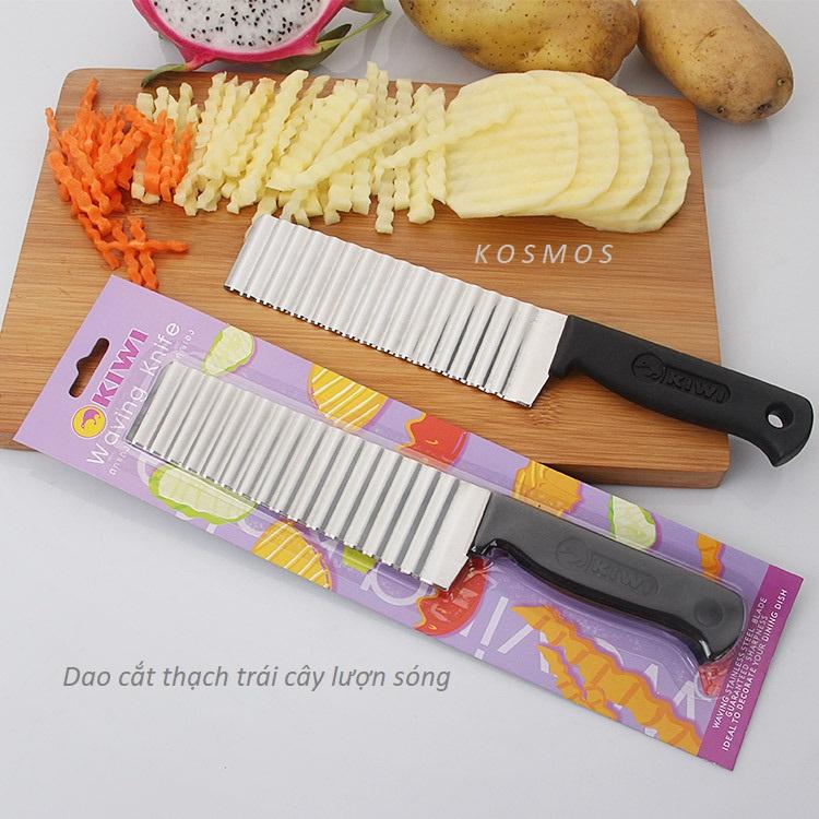Dao cắt thạch, trái cây hình lượn sóng