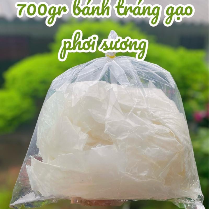 (700 gram) Bánh Tráng Bột Gạo Phơi Sương Mềm Dẻo Không Chua Ăn Cùng Muối Food