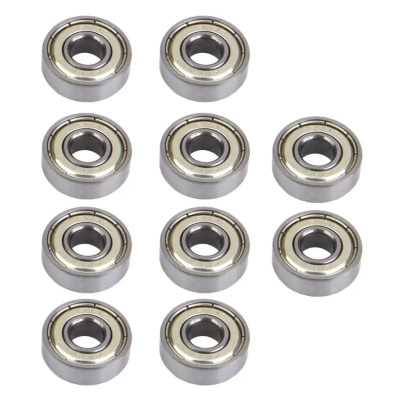 10 chiếc Vòng bi trượt băng nội tuyến & con lăn, trượt băng 608 Zz 3