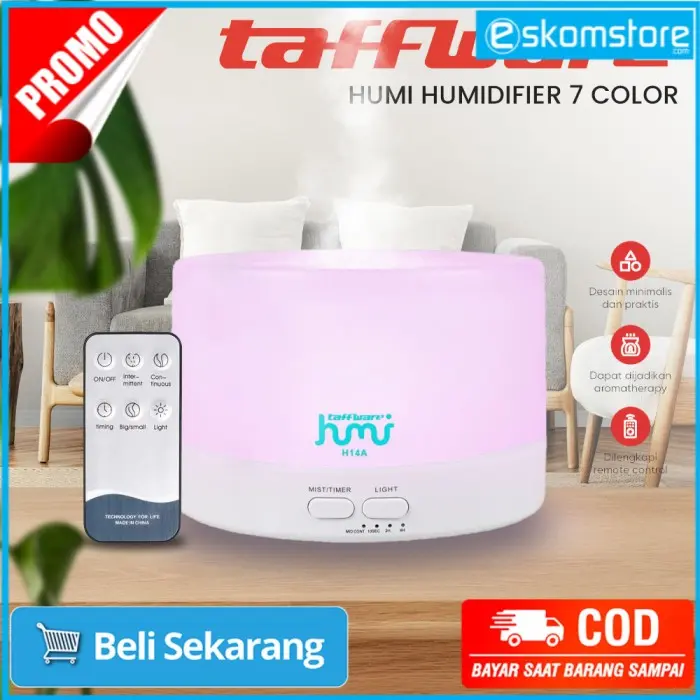 Air Humidifier Aromatherapy Oil Diffuser 7 Color- HUMI H14A 0
