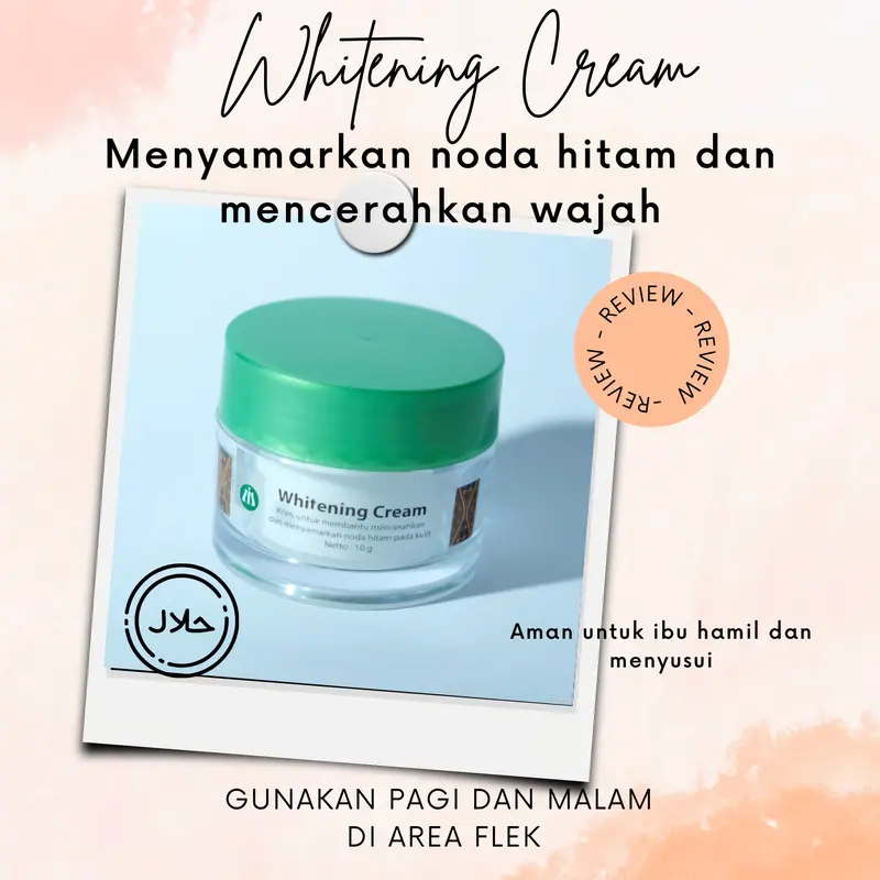 Liz Skincare krim pemutih / whitening crem dr liz pria wanita krim siang - malam Semua Jenis Kulit 3