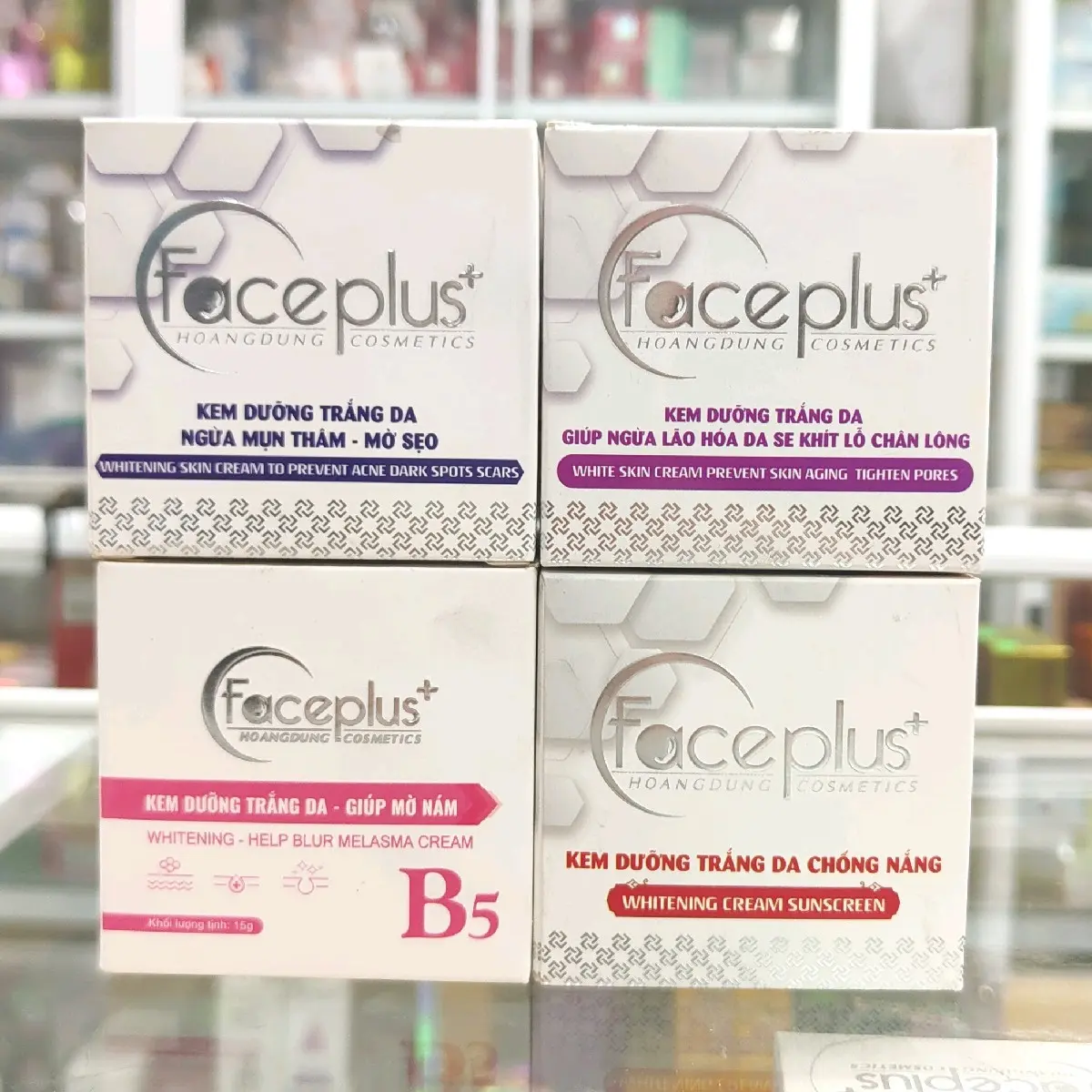 Kem FACE PLUS 15G  ( Nam - Trăng Da - Mụn - Lao Hóa)