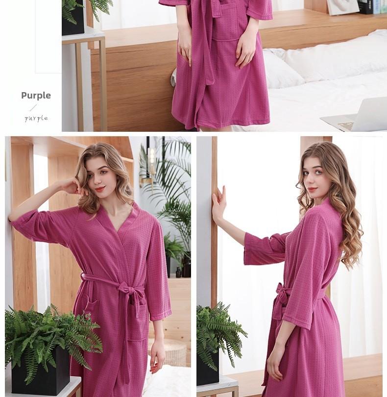 Product Introduction of Stylish Bathrobes for Men and Women  for Hotel Wholesale Wide and Absorbent Bathrobes for Relaxing 12