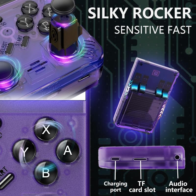 Product Introduction of Portable Handheld Game Console, Retro Handheld Gaming Console, USB Rechargeable Portable Gaming Device, Perfect Holiday Gift 6