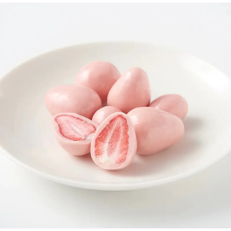 MUJI_Stroberi berlapis coklat_chocolate covered strawberry