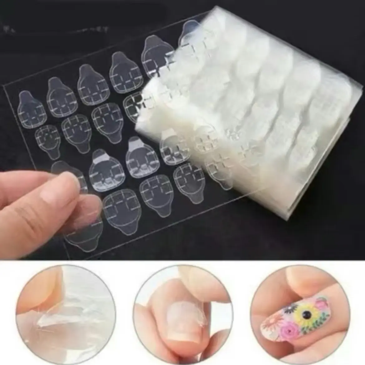 (Sỉ) Keo dán móng, miếng dán móng, cồn lau, nước phá móng úp, dũa mini Nữ làm Nailbox