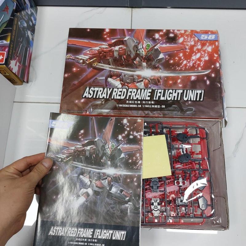 Mô Hình Lắp Ráp HG 1 144 Astray Red Frame Flight Unit 58 Gundam - Hàng có sẵn giao ngay -Tặng kèm base