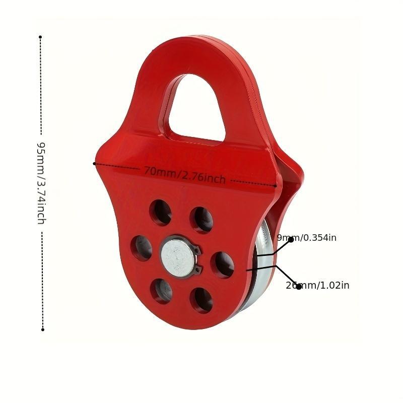 Product Introduction of 3T Winch Pulley Block, Universal Towing Pulley for Steel & Synthetic Ropes, Double Capacity Winch Accessory for Multiple Models 1