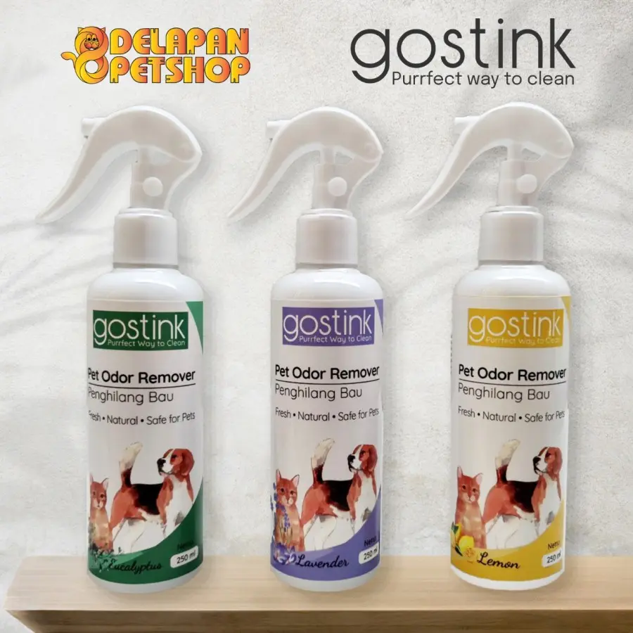 GOSTINK Penghilang Bau Kotoran Kucing & Anjing