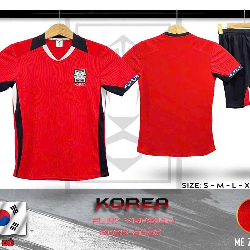 Top Áo Bóng Đá Đội Tuyển Hàn Quốc mới nhất 24/25 thun lạnh tại T-Sport