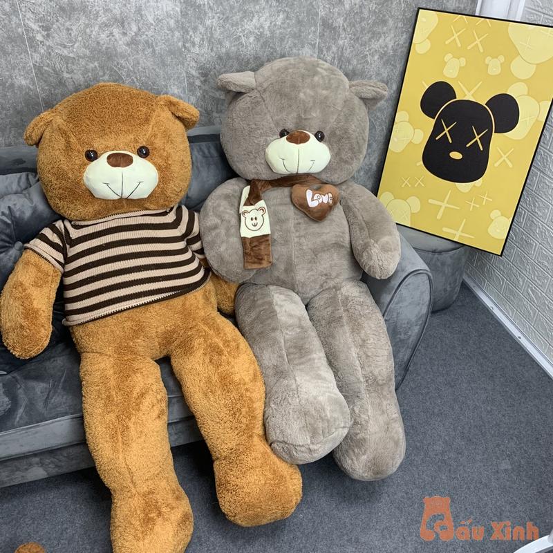 Gấu Bông Teddy Head Tales Siêu To Khổng Lồ Quà Tặng Sinh Nhật - Gấu Xinh - G70 Thú Bông Thú Nhồi Bông Toy Đồ Chơi