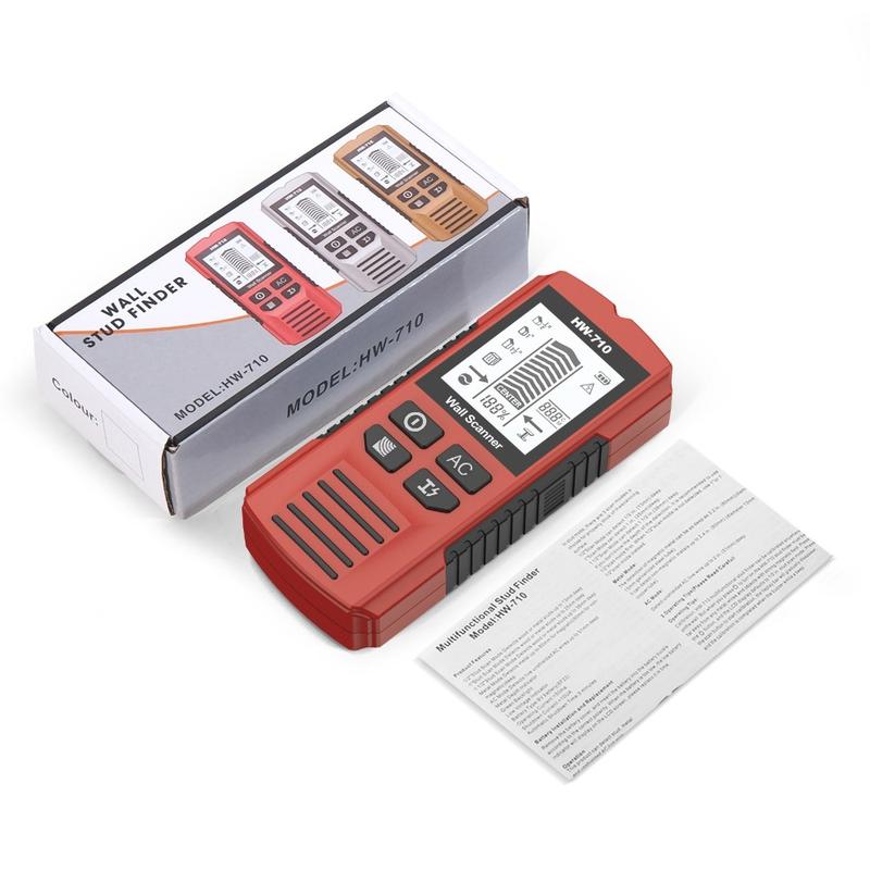 Portable 5 In 1 Wire Pipe Power Scanner Handheld Precise Positioning Instrument Wall Metal Detector Smart Sensor Multifunctional Stud Finder Tool 4