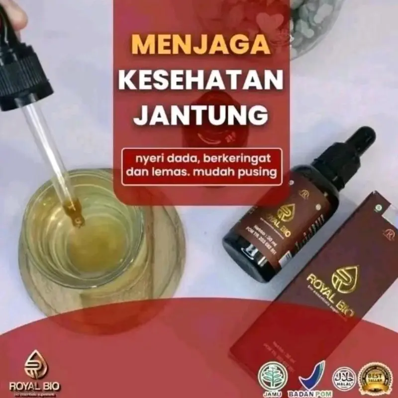 ROYAL BIO original tetes herbal untuk kesehatan jantung asli bpom 3